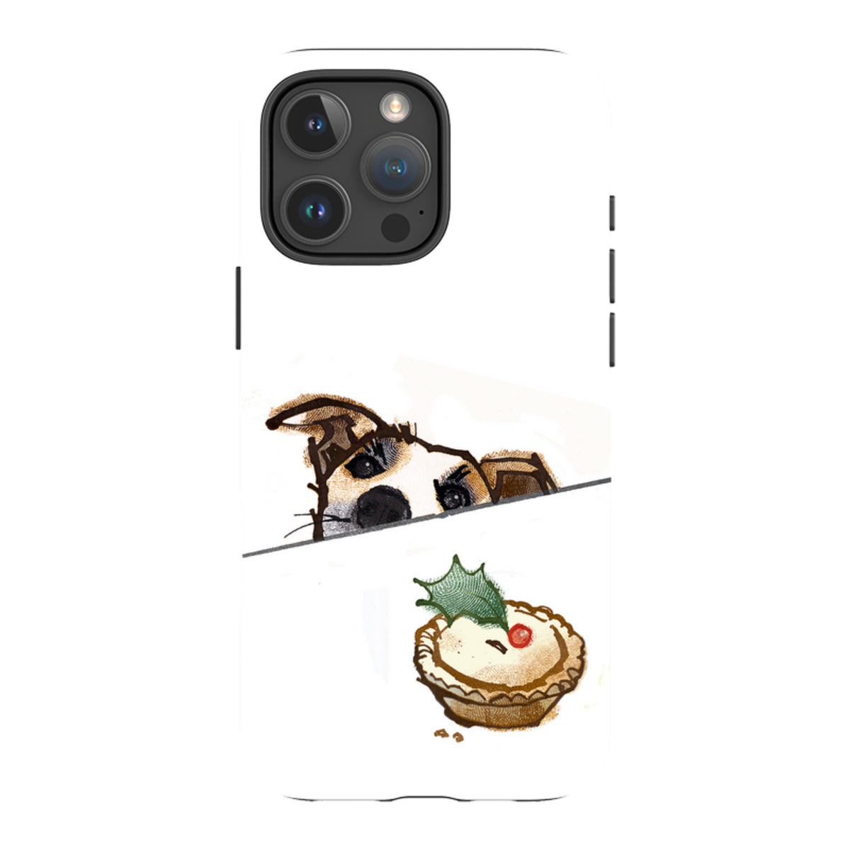 iPhone Tough Case - Dog And Holly By Liane Payne