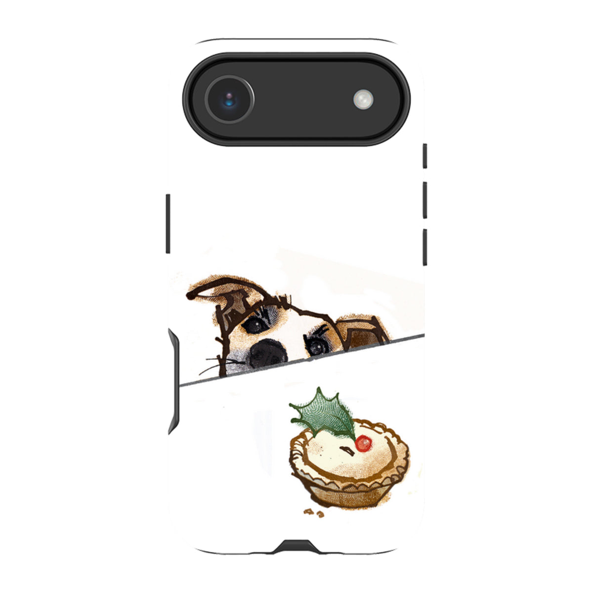 iPhone Tough Case - Dog And Holly By Liane Payne