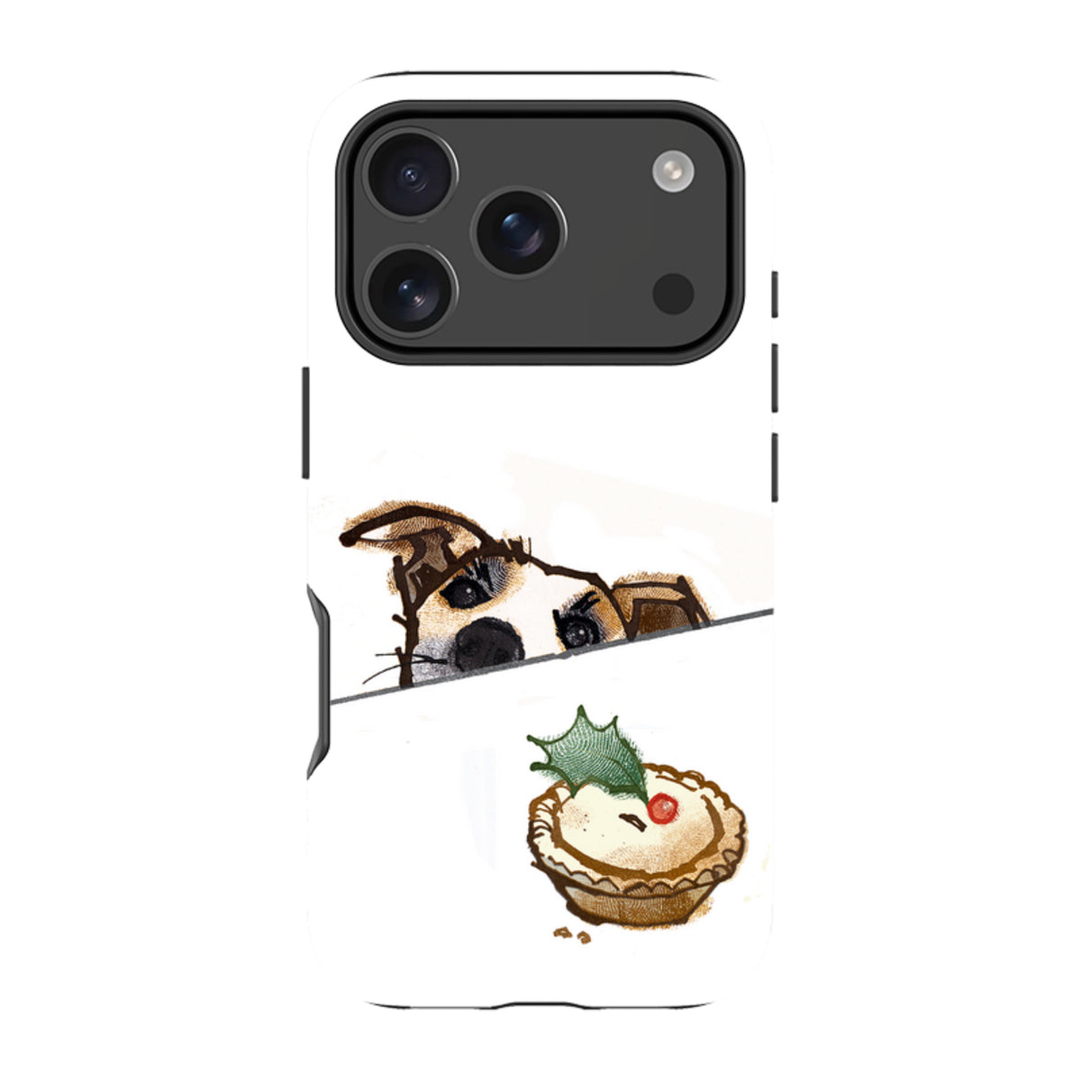 iPhone Tough Case - Dog And Holly By Liane Payne