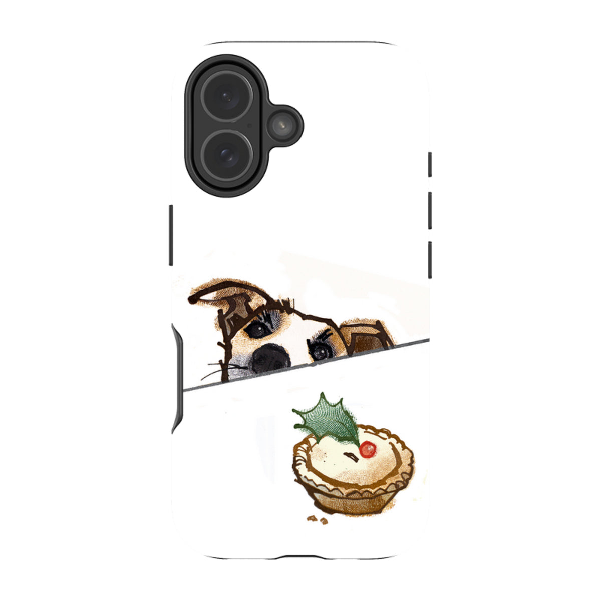 iPhone Tough Case - Dog And Holly By Liane Payne