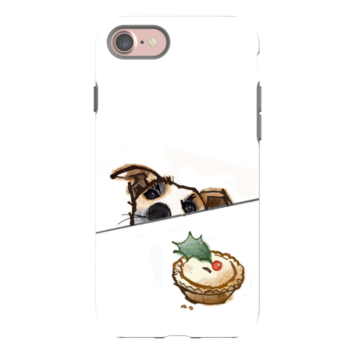 iPhone Tough Case - Dog And Holly By Liane Payne