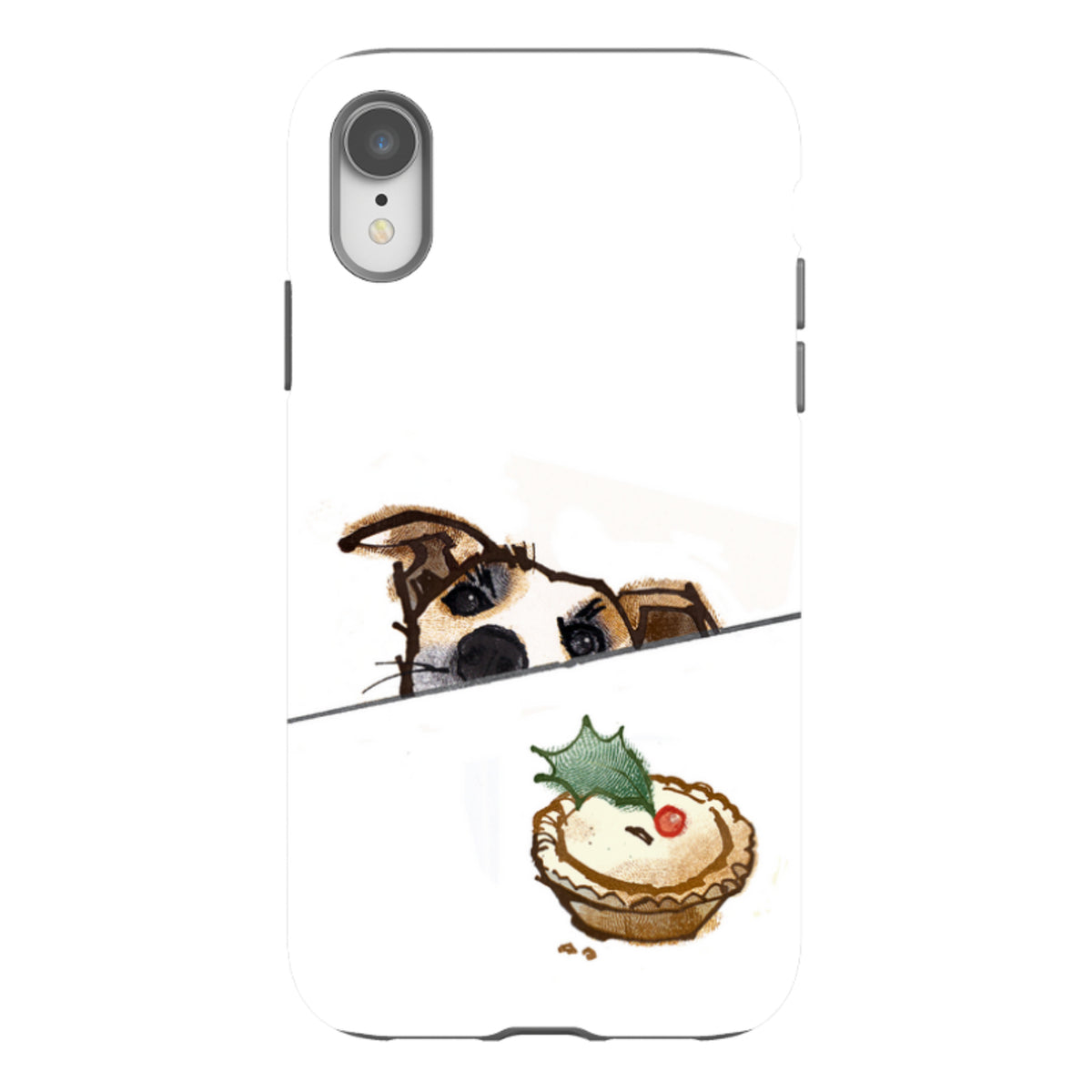 iPhone Tough Case - Dog And Holly By Liane Payne