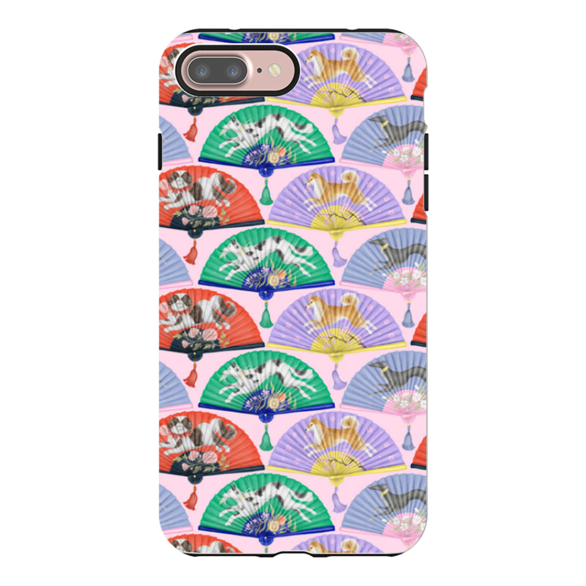 iPhone Tough Case - Dog Fan By Catherine Rowe