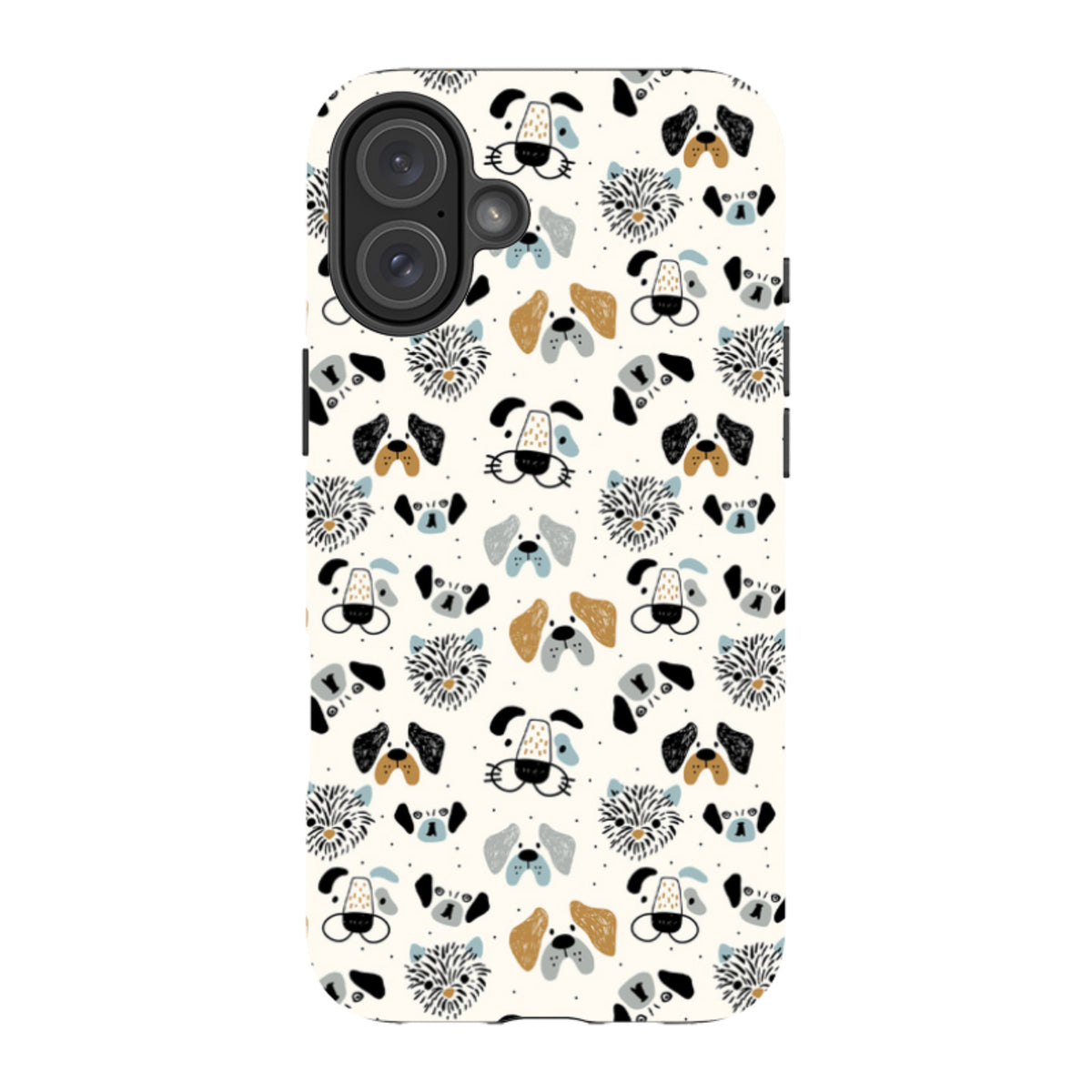 iPhone Tough Case - Dog Pattern Large