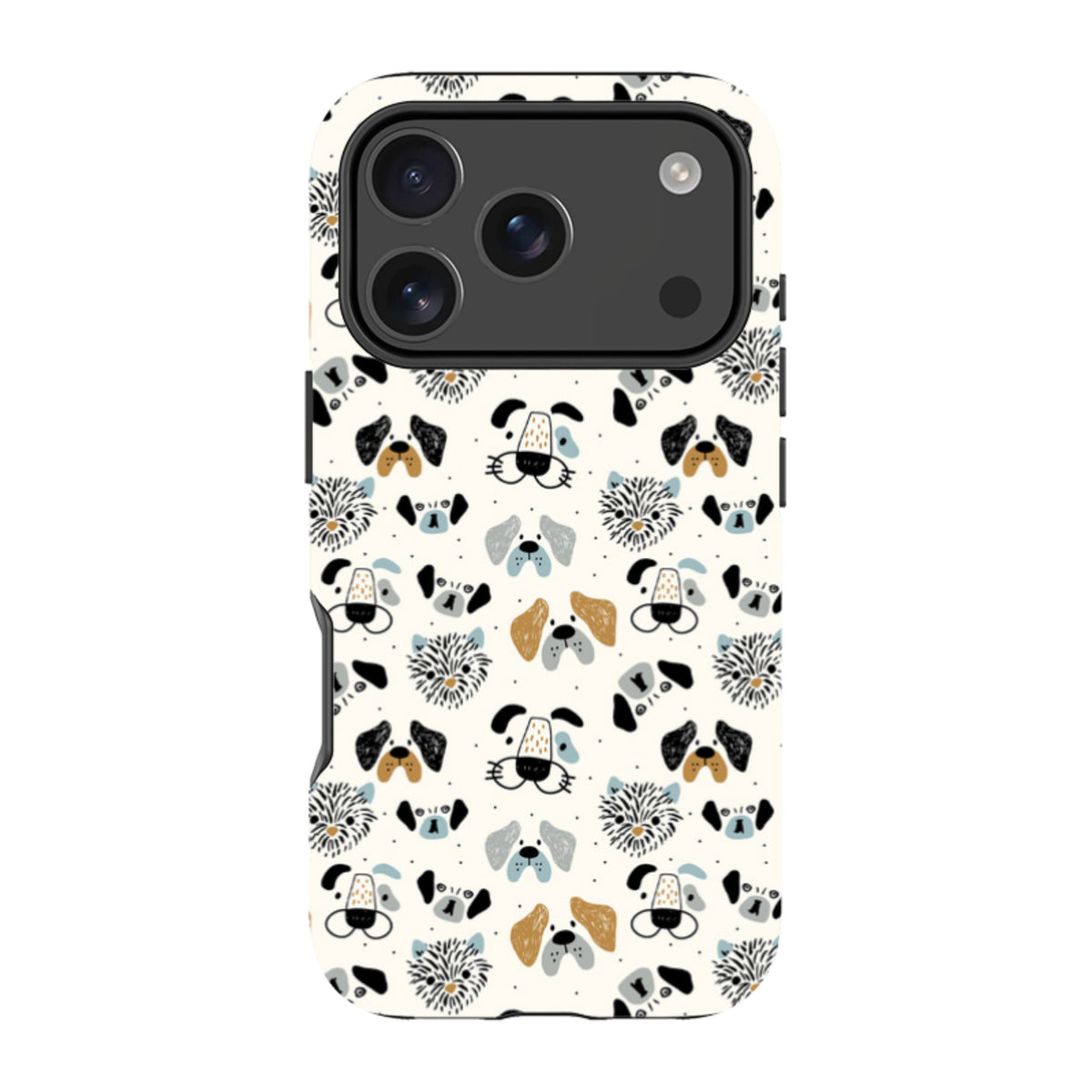 iPhone Tough Case - Dog Pattern Large