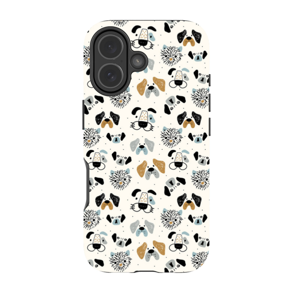 iPhone Tough Case - Dog Pattern Large