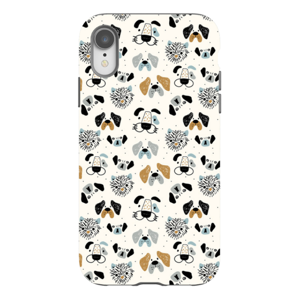 iPhone Tough Case - Dog Pattern Large
