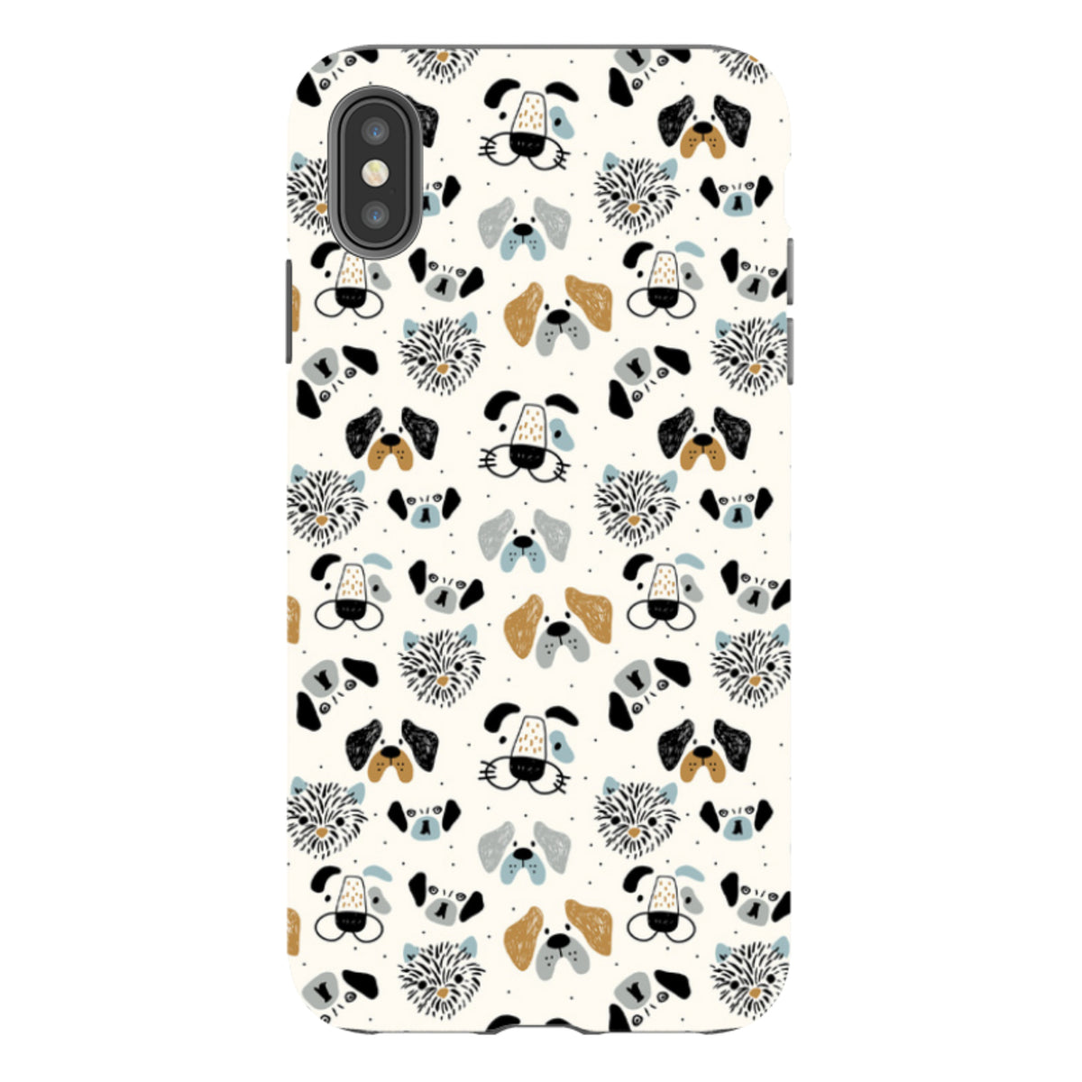 iPhone Tough Case - Dog Pattern Large