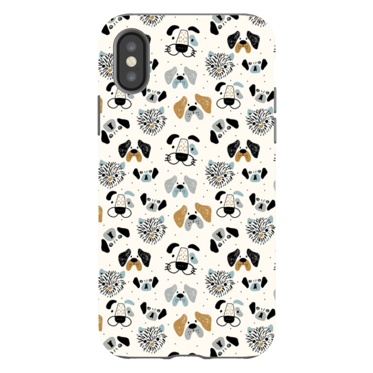 iPhone Tough Case - Dog Pattern Large