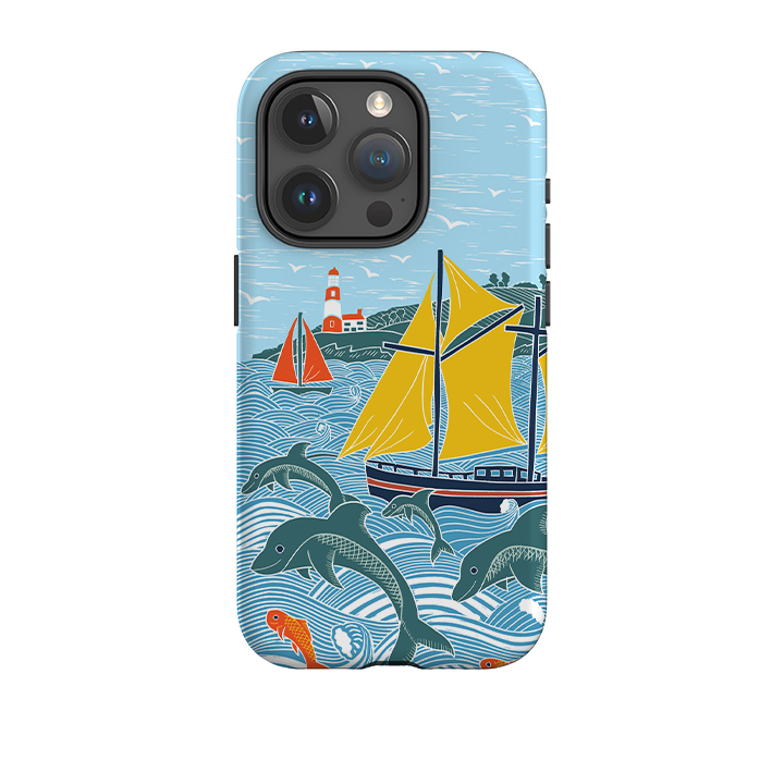 iPhone Tough Case - Dolphins By Kate Heiss