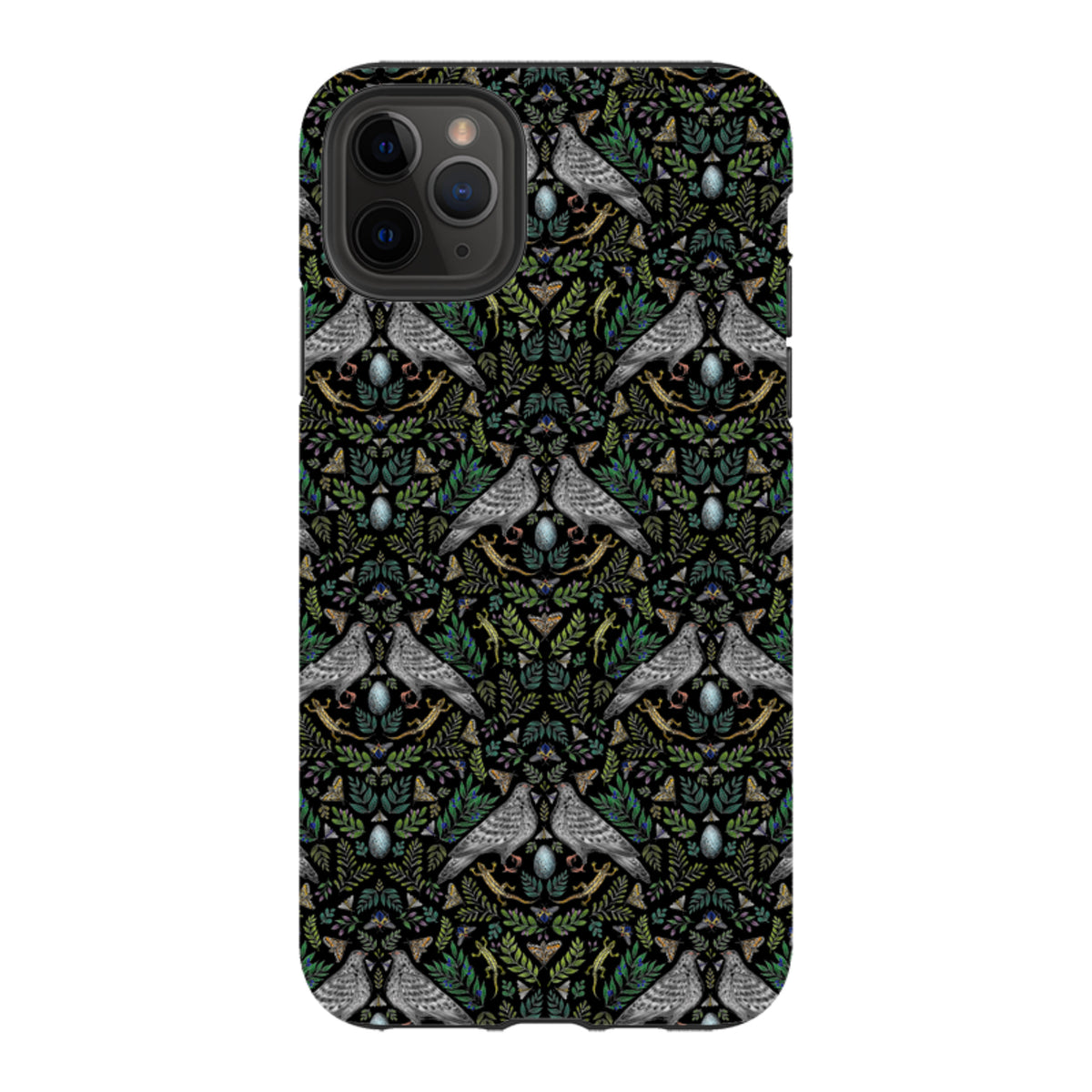 iPhone Tough Case - Dove Pattern By Catherine Rowe