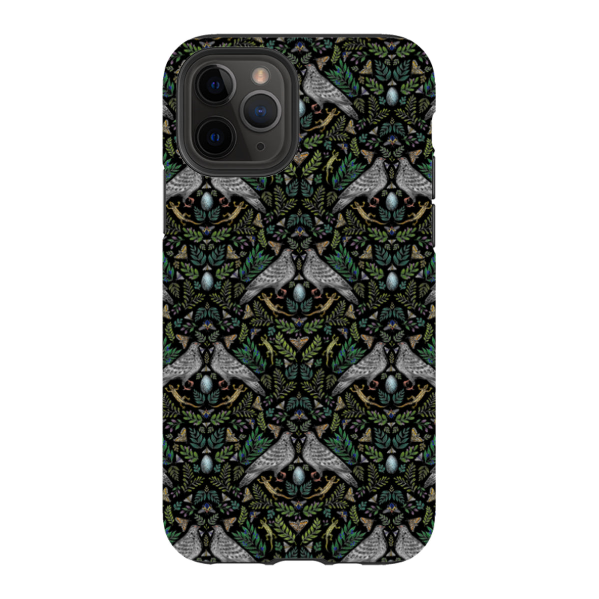 iPhone Tough Case - Dove Pattern By Catherine Rowe
