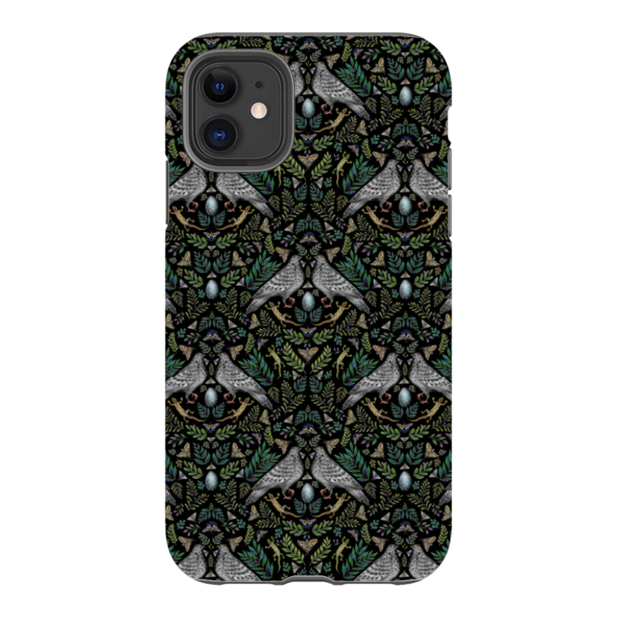 iPhone Tough Case - Dove Pattern By Catherine Rowe