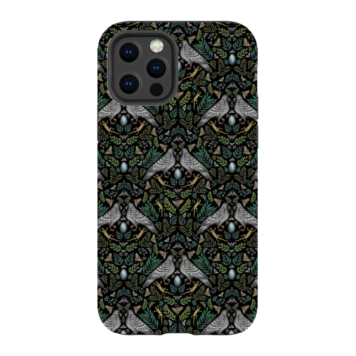 iPhone Tough Case - Dove Pattern By Catherine Rowe