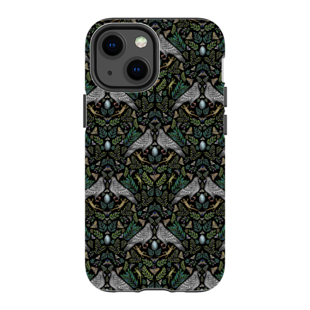 iPhone Tough Case - Dove Pattern By Catherine Rowe