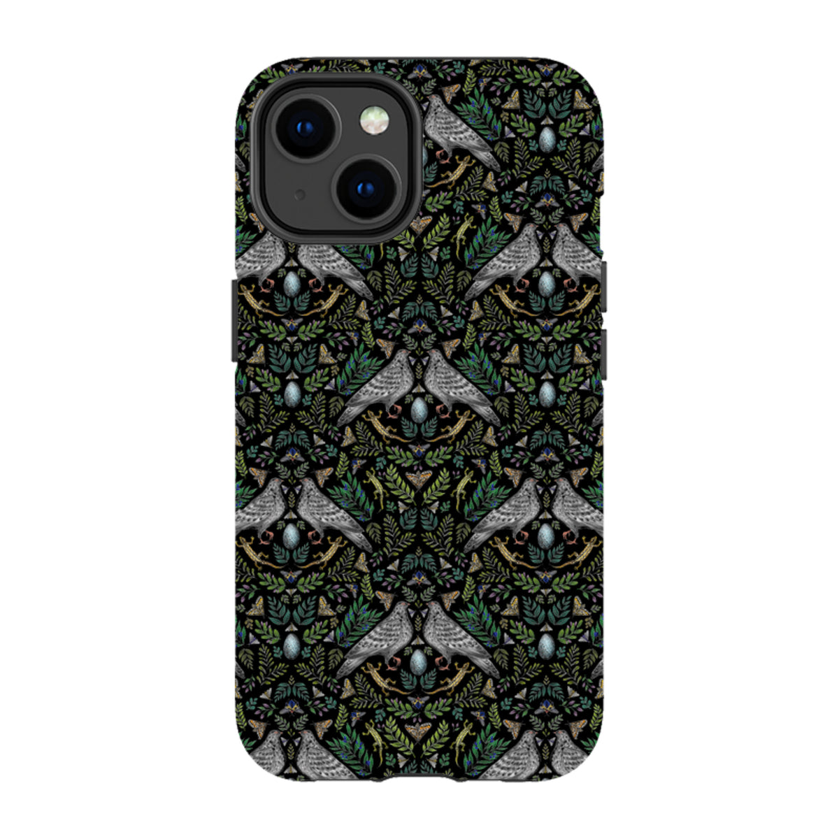 iPhone Tough Case - Dove Pattern By Catherine Rowe