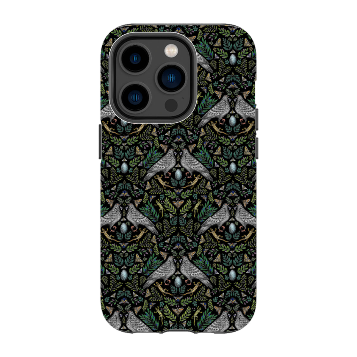 iPhone Tough Case - Dove Pattern By Catherine Rowe