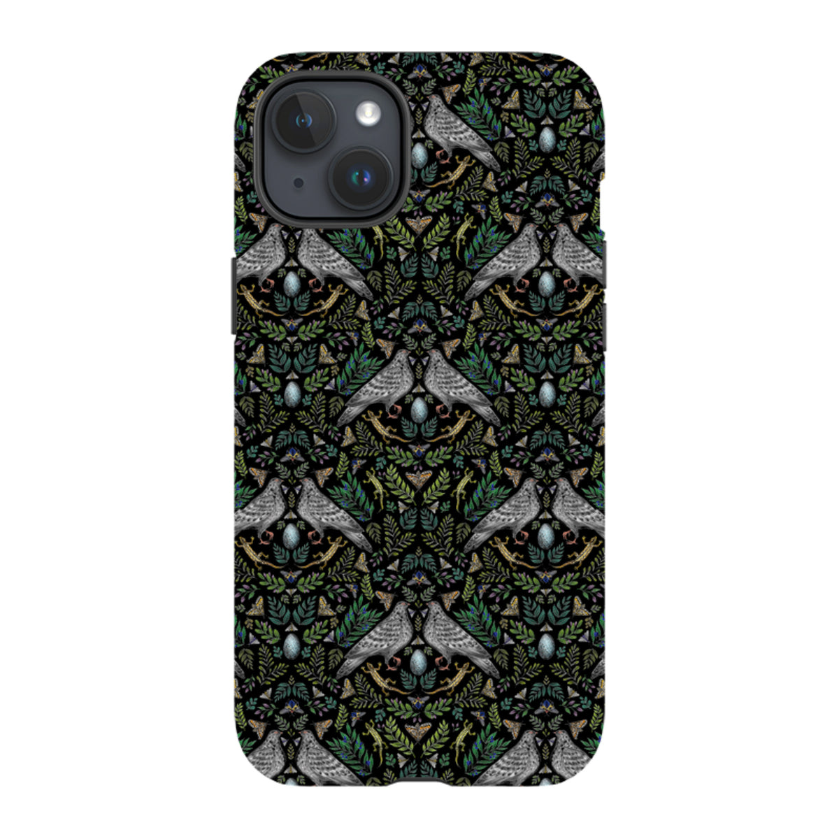 iPhone Tough Case - Dove Pattern By Catherine Rowe