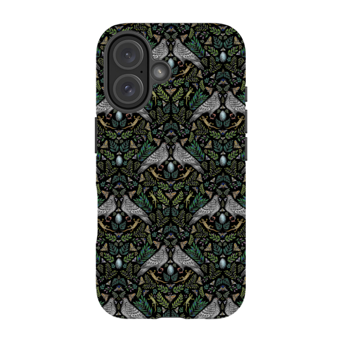 iPhone Tough Case - Dove Pattern By Catherine Rowe