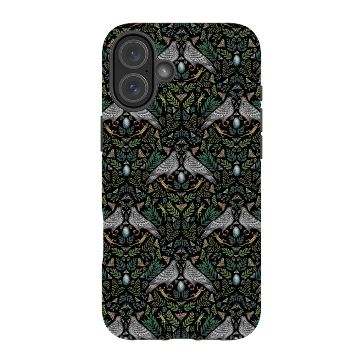 iPhone Tough Case - Dove Pattern By Catherine Rowe