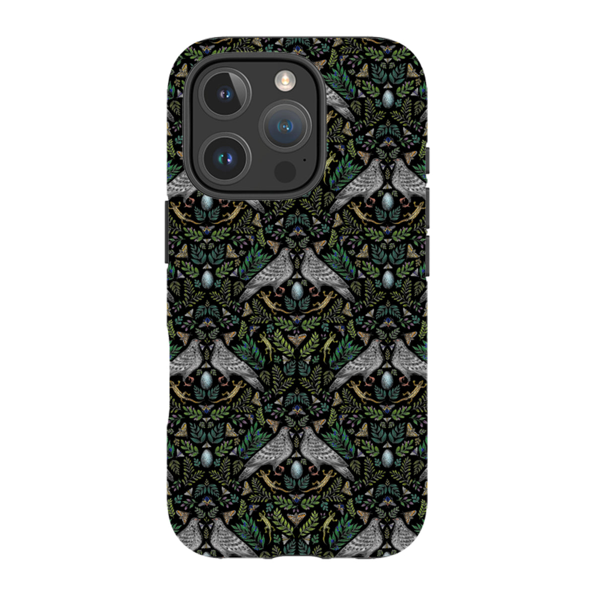 iPhone Tough Case - Dove Pattern By Catherine Rowe