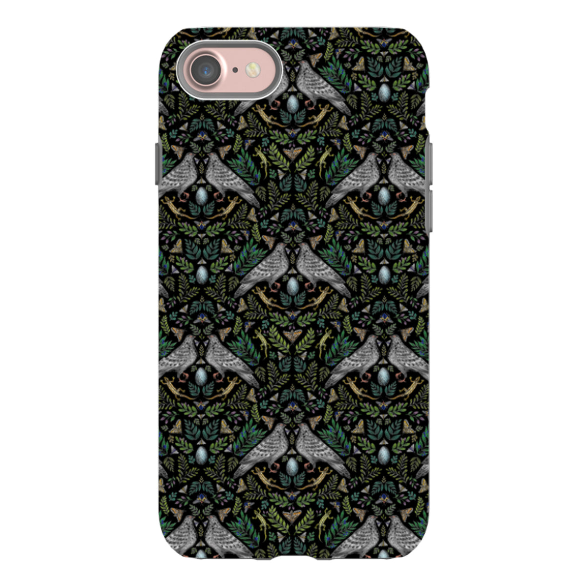 iPhone Tough Case - Dove Pattern By Catherine Rowe