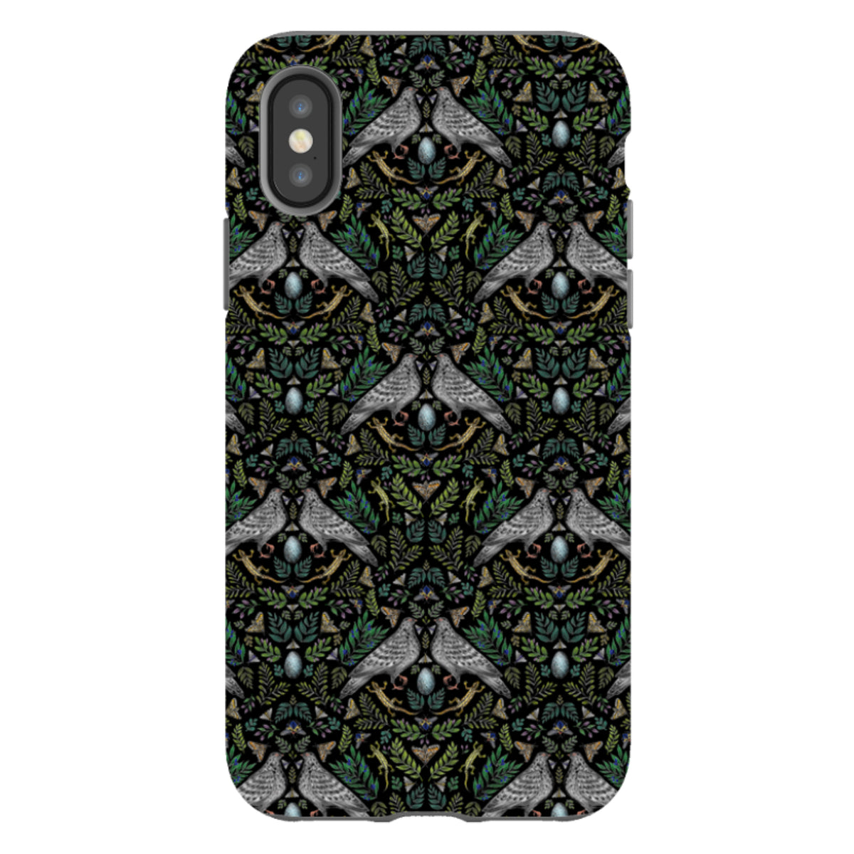 iPhone Tough Case - Dove Pattern By Catherine Rowe