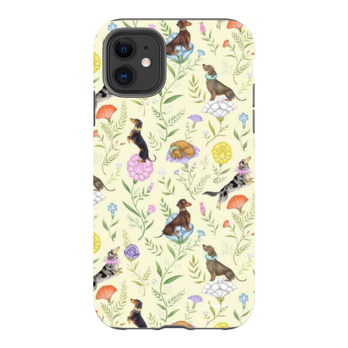 iPhone Tough Case - Doxy Day Afternoon Buttercream By Catherine Rowe
