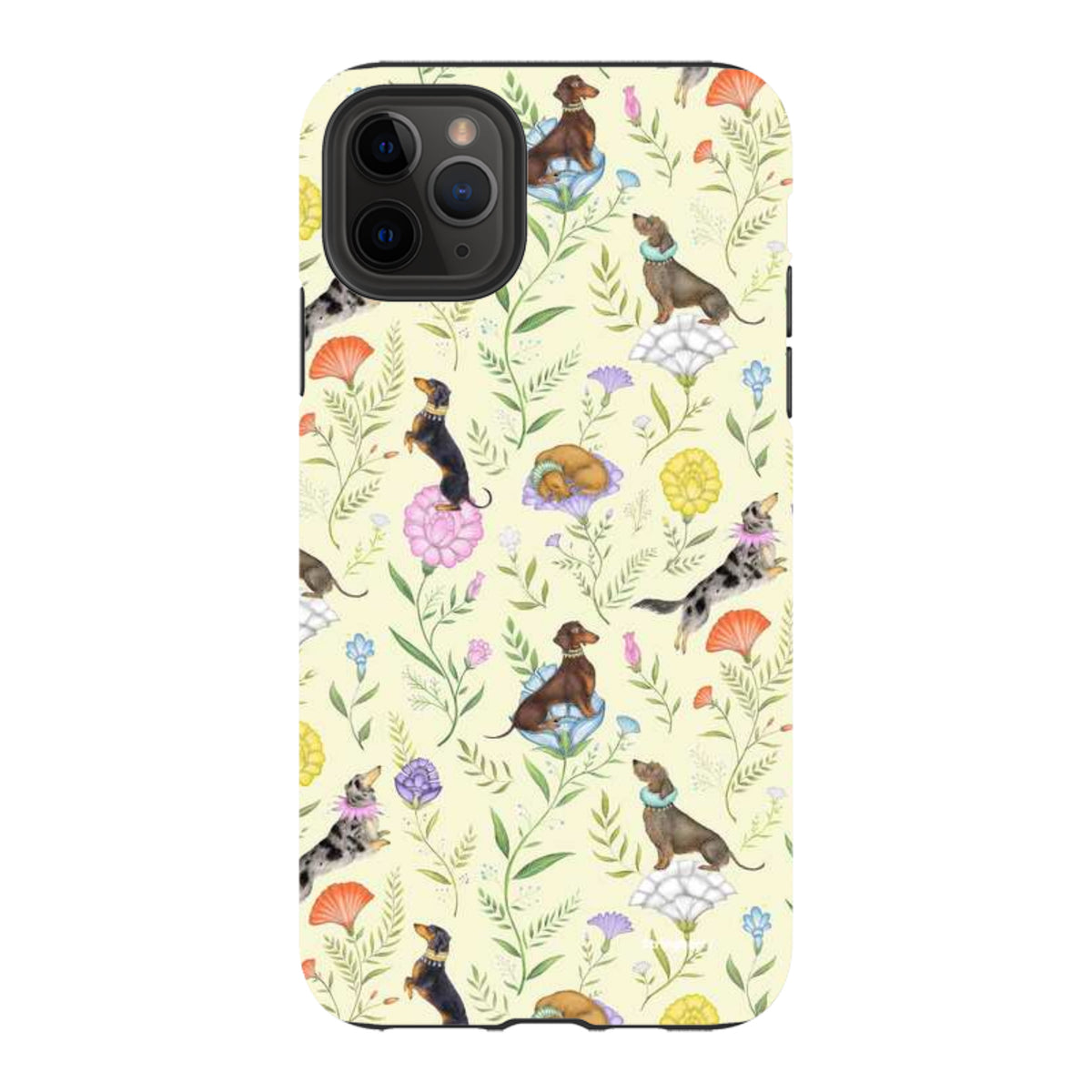 iPhone Tough Case - Doxy Day Afternoon Buttercream By Catherine Rowe