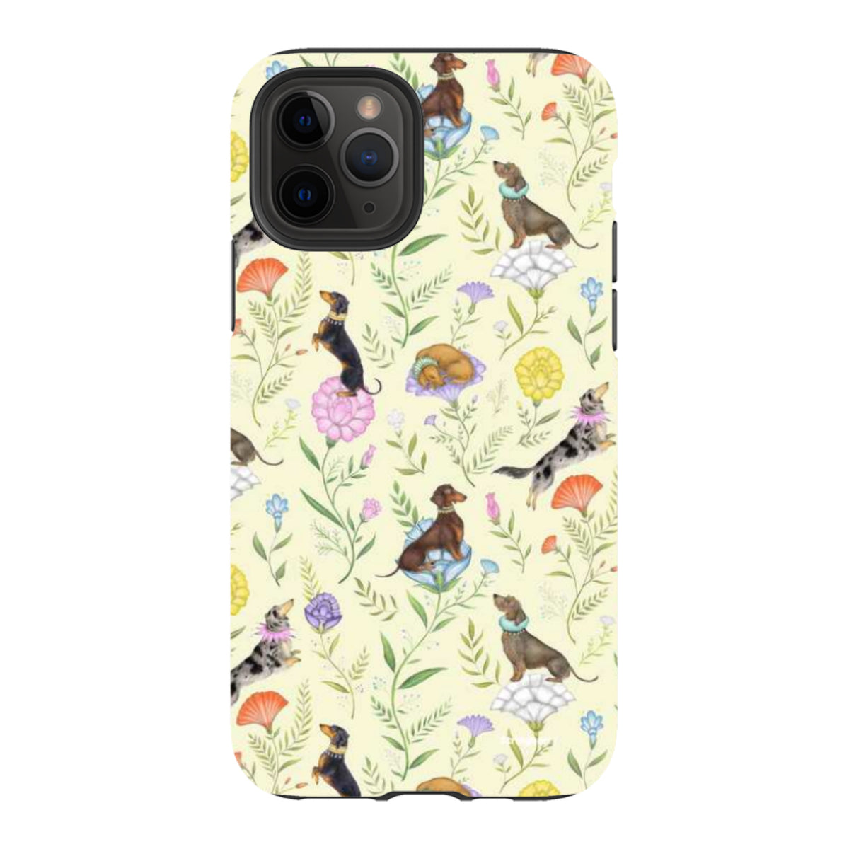 iPhone Tough Case - Doxy Day Afternoon Buttercream By Catherine Rowe