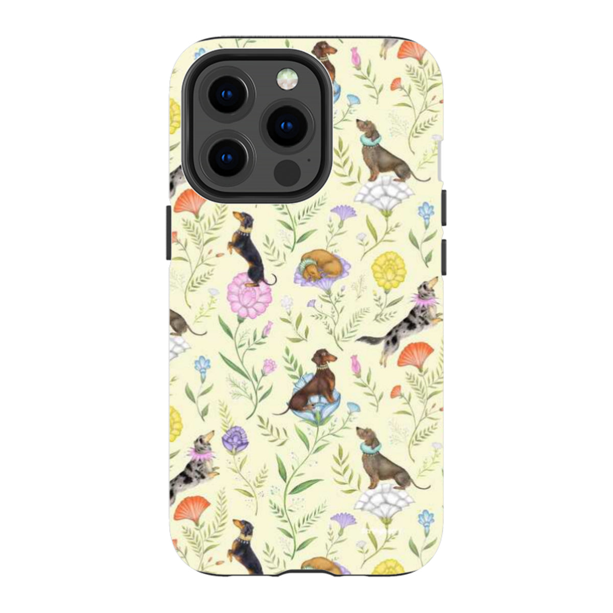 iPhone Tough Case - Doxy Day Afternoon Buttercream By Catherine Rowe