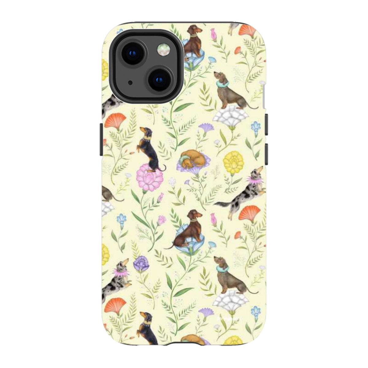 iPhone Tough Case - Doxy Day Afternoon Buttercream By Catherine Rowe