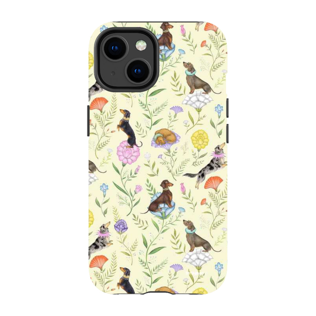 iPhone Tough Case - Doxy Day Afternoon Buttercream By Catherine Rowe