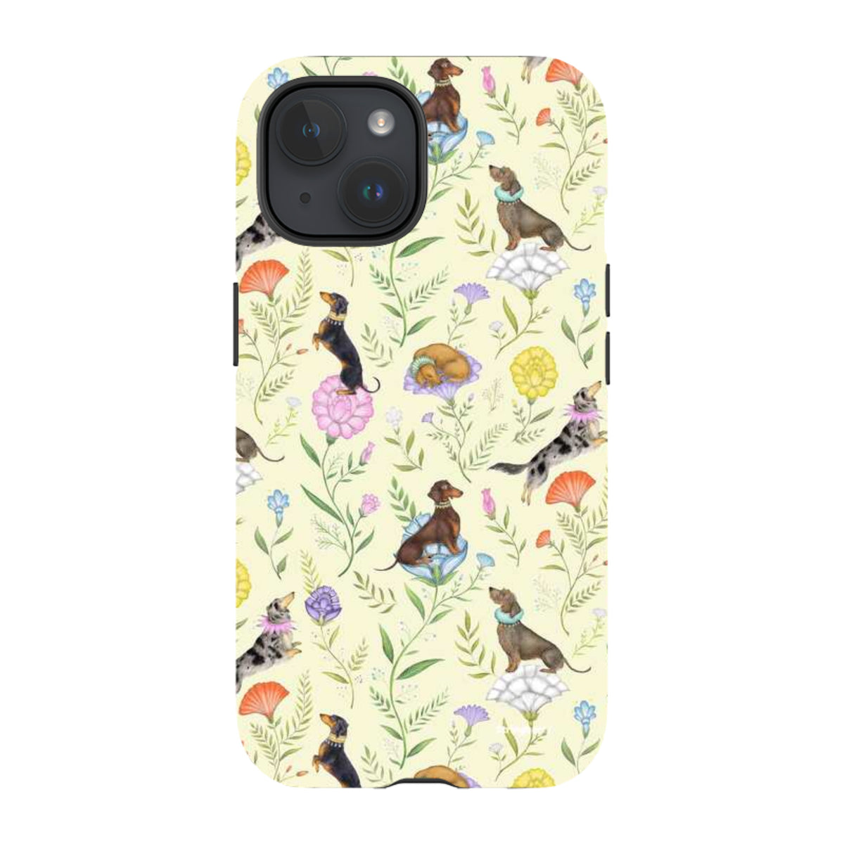 iPhone Tough Case - Doxy Day Afternoon Buttercream By Catherine Rowe