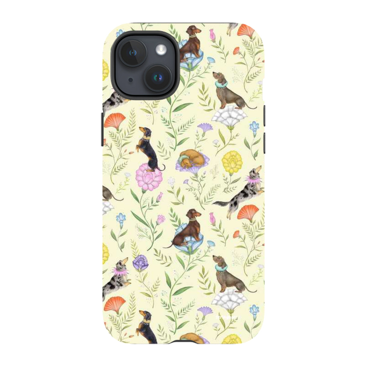 iPhone Tough Case - Doxy Day Afternoon Buttercream By Catherine Rowe