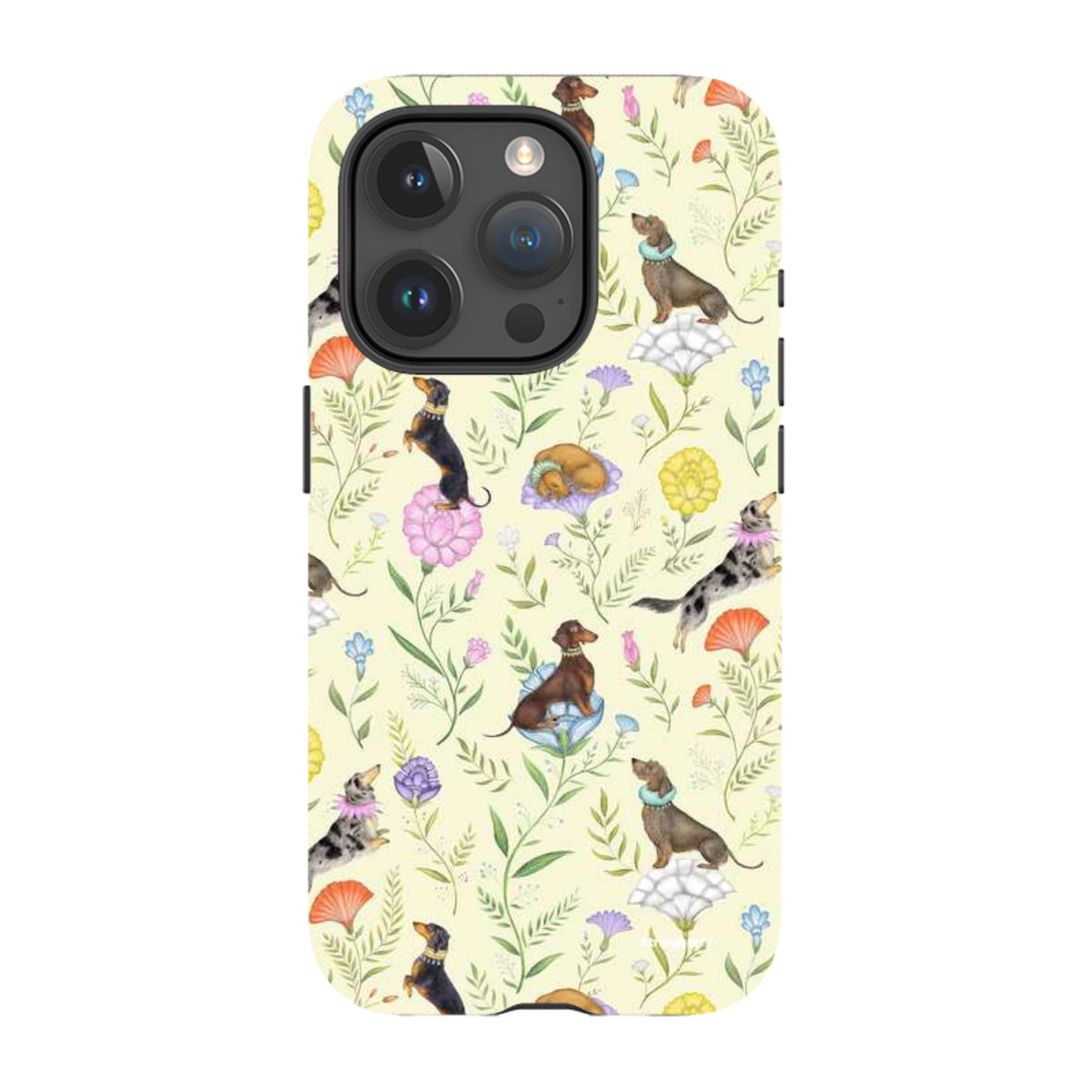 iPhone Tough Case - Doxy Day Afternoon Buttercream By Catherine Rowe