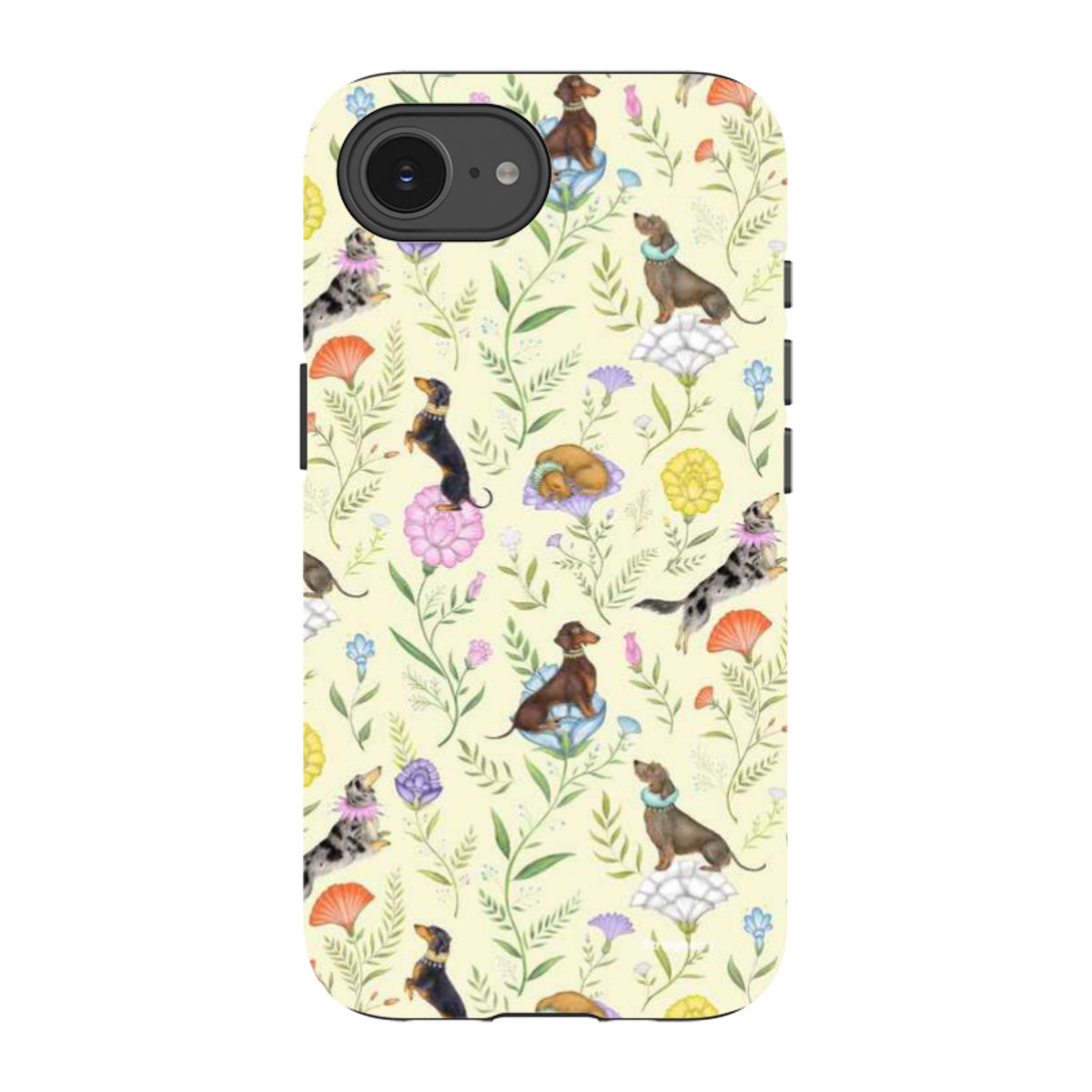 iPhone Tough Case - Doxy Day Afternoon Buttercream By Catherine Rowe