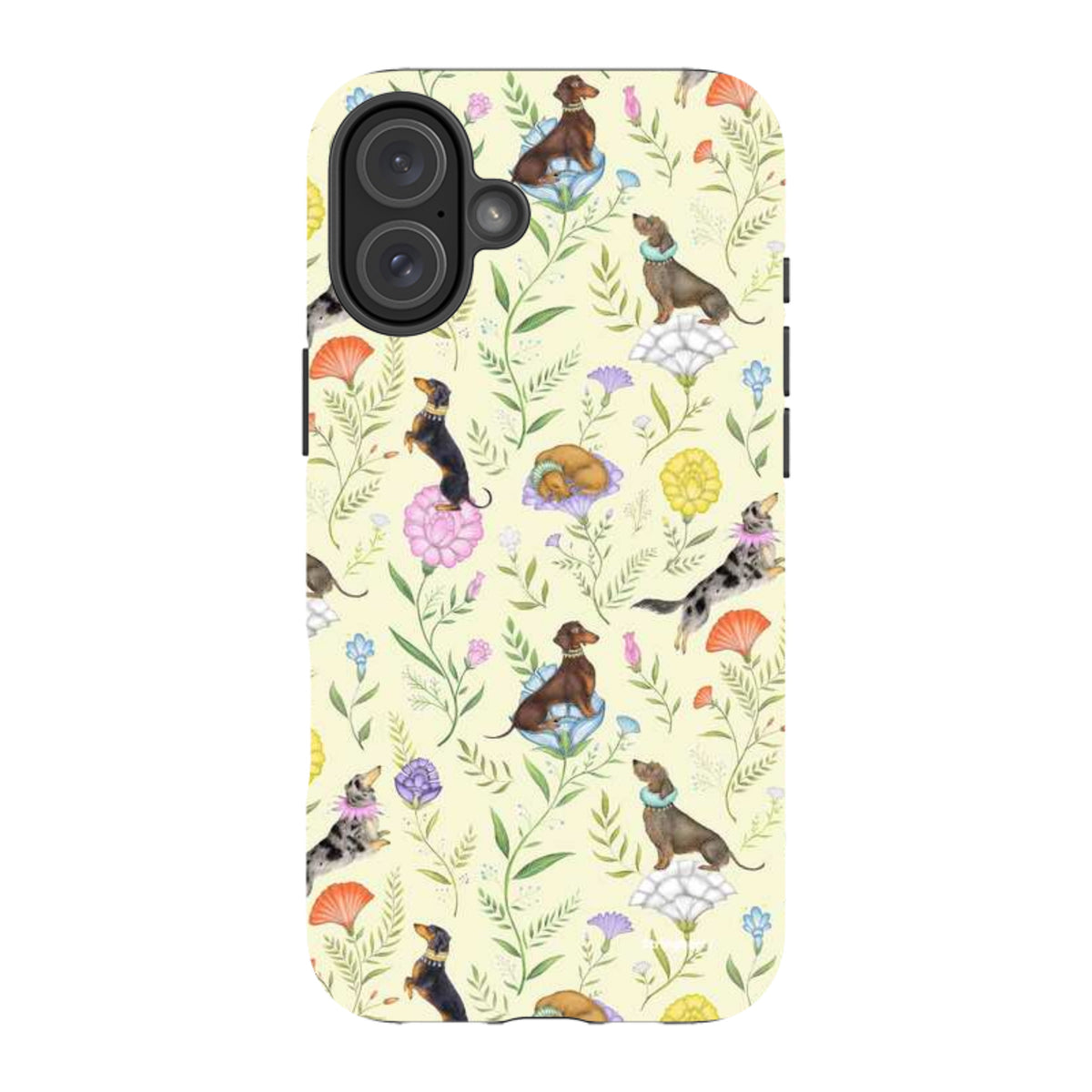 iPhone Tough Case - Doxy Day Afternoon Buttercream By Catherine Rowe