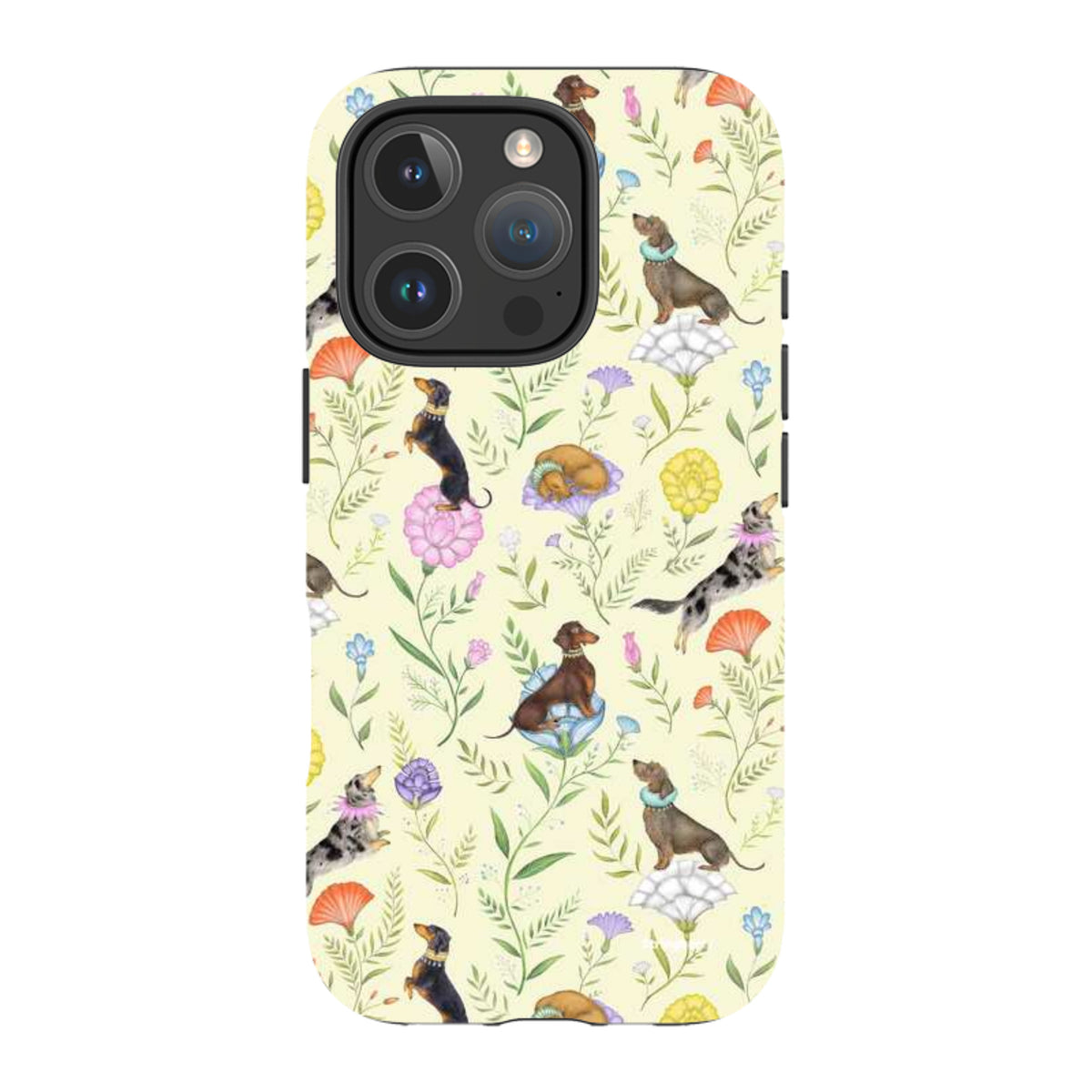 iPhone Tough Case - Doxy Day Afternoon Buttercream By Catherine Rowe