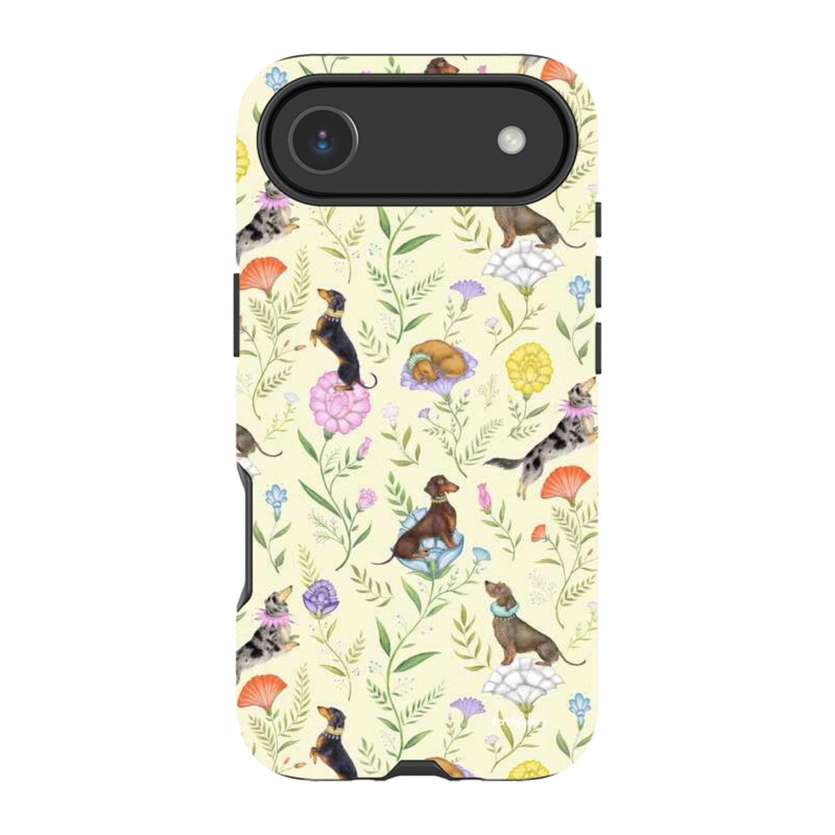 iPhone Tough Case - Doxy Day Afternoon Buttercream By Catherine Rowe