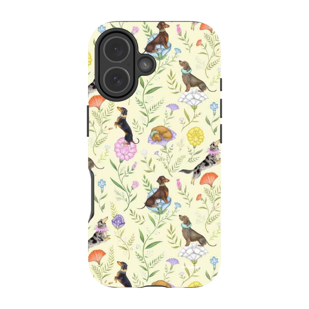 iPhone Tough Case - Doxy Day Afternoon Buttercream By Catherine Rowe
