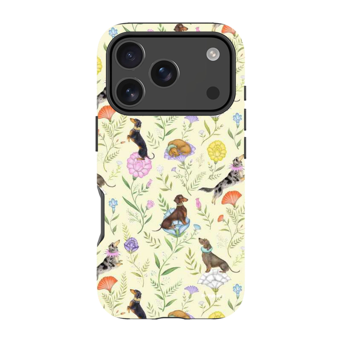 iPhone Tough Case - Doxy Day Afternoon Buttercream By Catherine Rowe