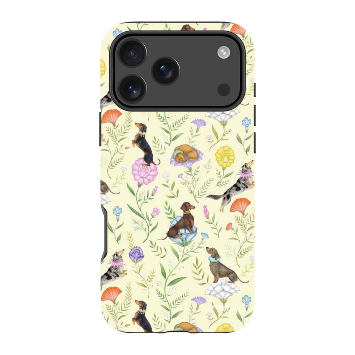 iPhone Tough Case - Doxy Day Afternoon Buttercream By Catherine Rowe
