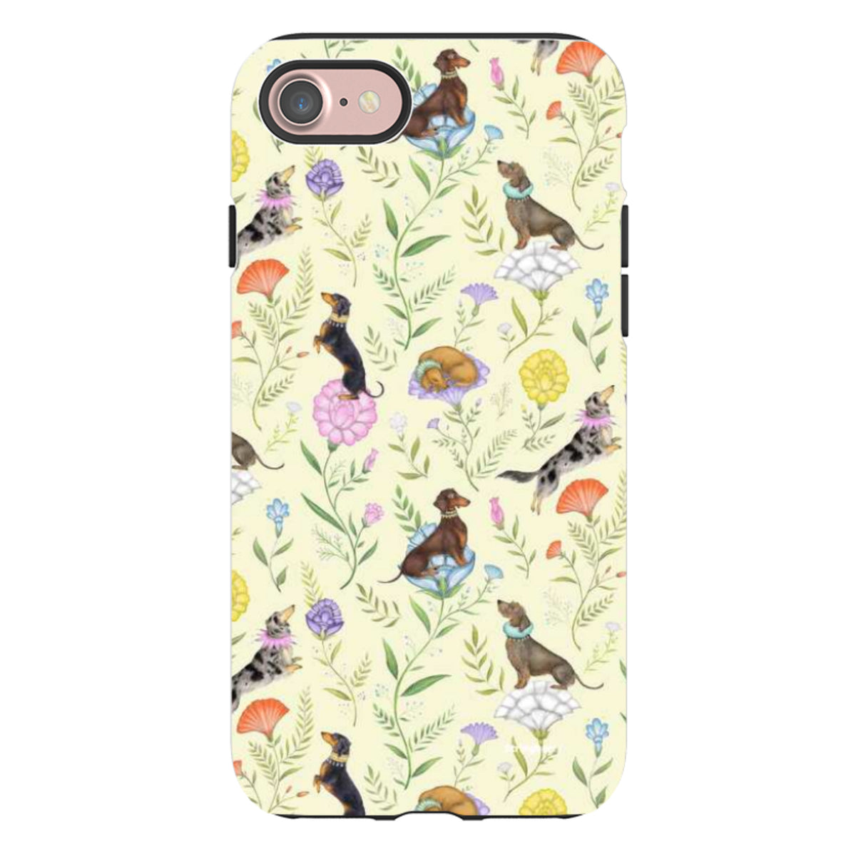 iPhone Tough Case - Doxy Day Afternoon Buttercream By Catherine Rowe