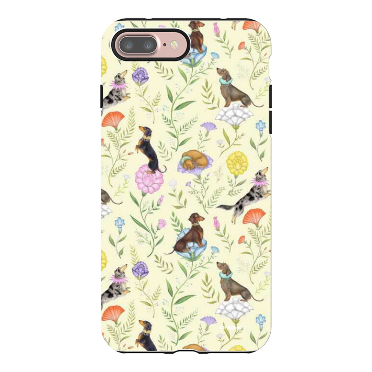 iPhone Tough Case - Doxy Day Afternoon Buttercream By Catherine Rowe