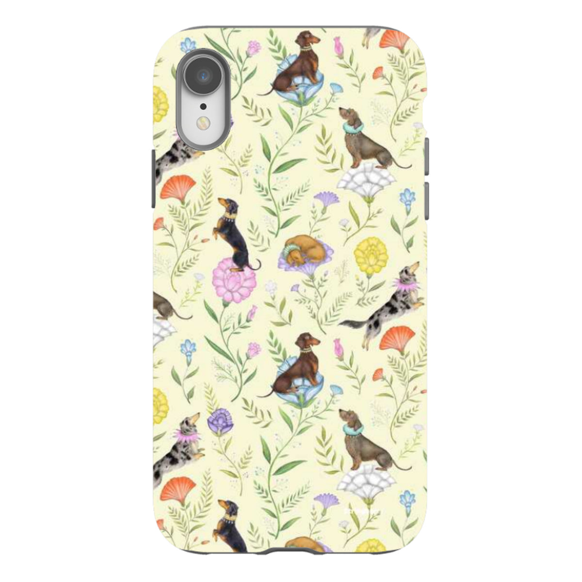 iPhone Tough Case - Doxy Day Afternoon Buttercream By Catherine Rowe