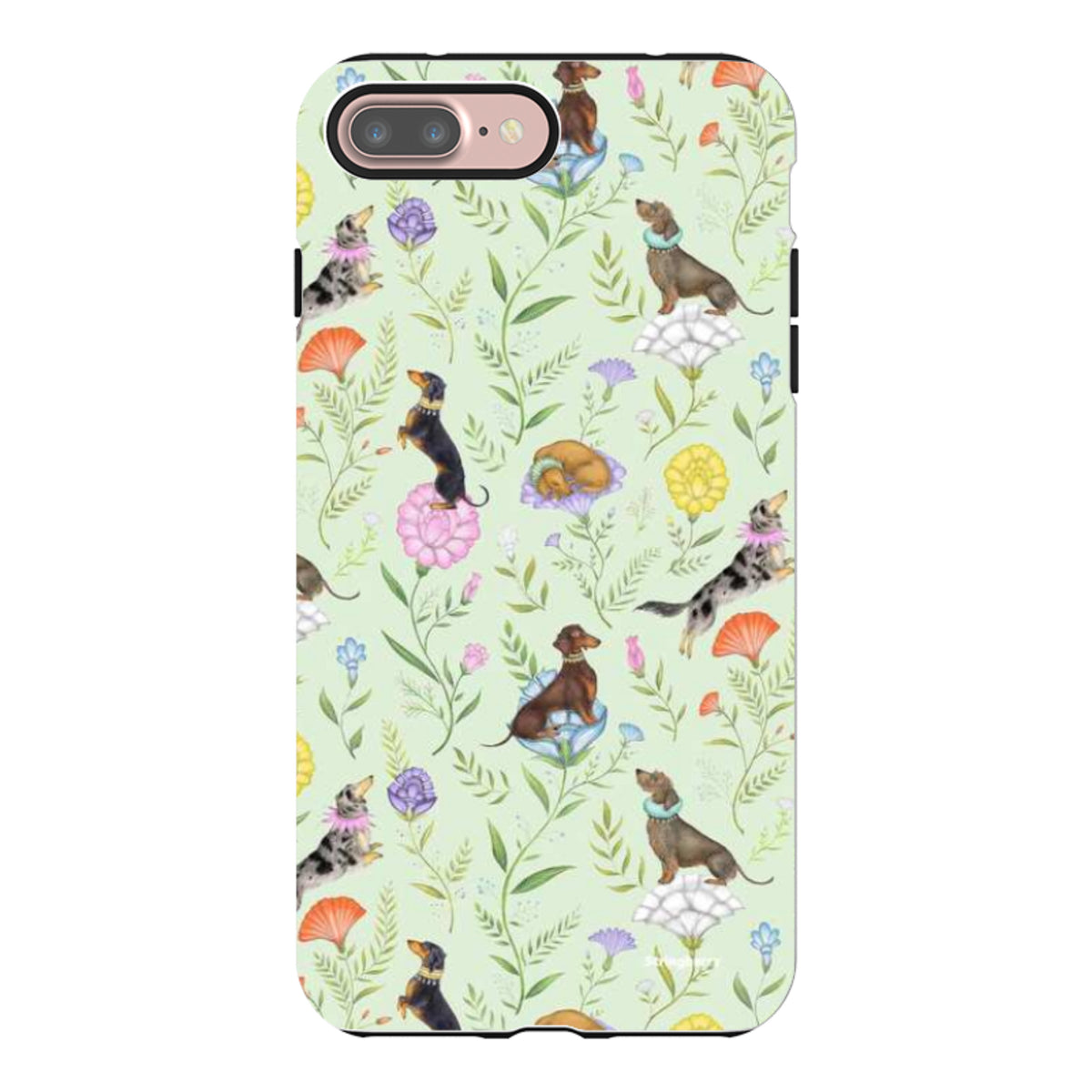 iPhone Tough Case - Doxy Day Afternoon Pistachio By Catherine Rowe