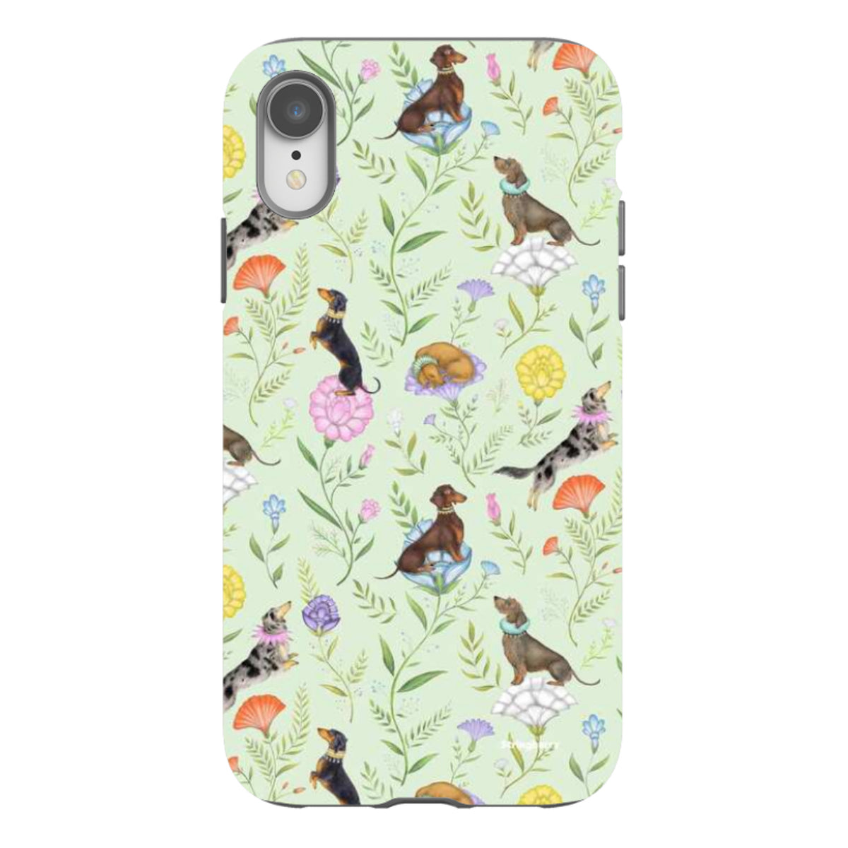 iPhone Tough Case - Doxy Day Afternoon Pistachio By Catherine Rowe