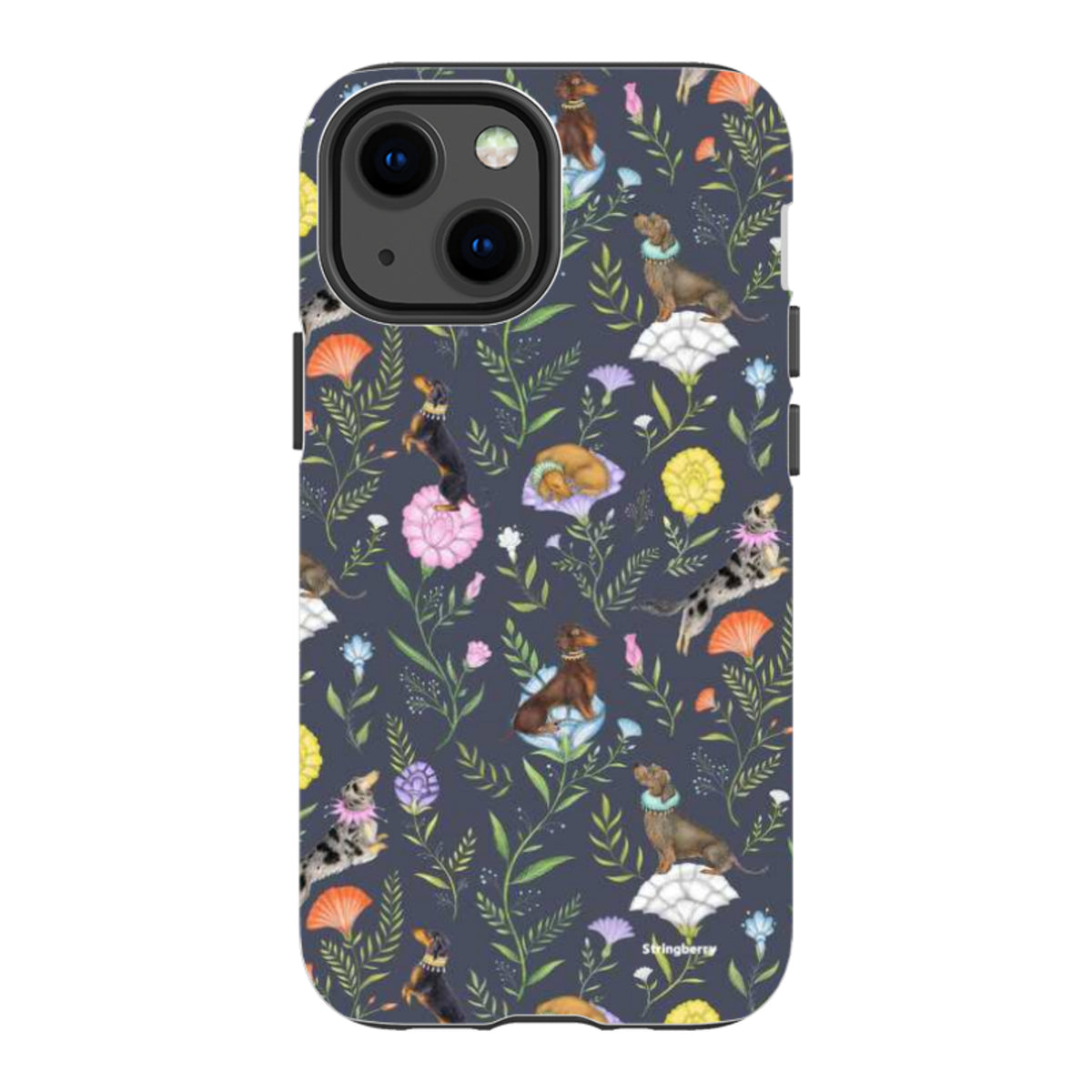 iPhone Tough Case - Doxy Day Afternoon Slate By Catherine Rowe