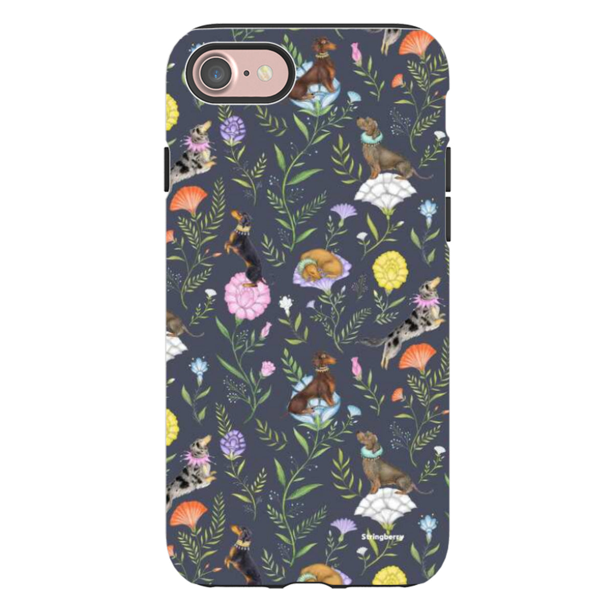 iPhone Tough Case - Doxy Day Afternoon Slate By Catherine Rowe